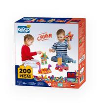 Monta Mais Blocolândia Click 200 Peças - Dismat Monta Mais Blocolândia Click 200 Peças - Dismat
