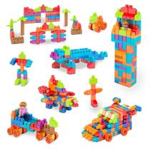Monta Mais Blocolândia Click 370 Peças - Dismat