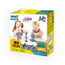Monta Mais Blocolândia Click 80 peças Monta Mais Blocolândia Click 80 peças