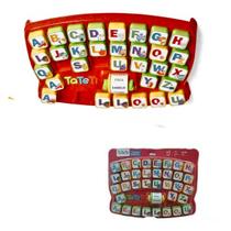 Monta Palavras 35 Peças Vermelho Tateti 0816 Monta Palavras 35 Peças Vermelho Tateti 0816