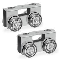 Montagem de carrinho FBULWSEC P2750-EG de 4 rodas para canal de suporte