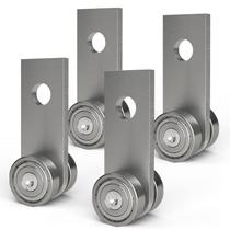 Montagem de carrinho Feotvo para canais de suporte de 1-5/8 largos (pacote com 4) Montagem de carrinho Feotvo para canais de suporte de 1-5/8 largos (pacote com 4)