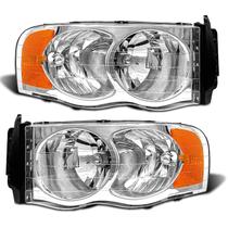 Montagem de Farol para Dodge Ram 2002-2005 - Compatível com ADCARLIGHTS Montagem de Farol para Dodge Ram 2002-2005 - Compatível com ADCARLIGHTS