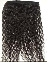 montagem de tic tac cabelo humano cacheado 65cm montagem de tic tac cabelo humano cacheado 65cm