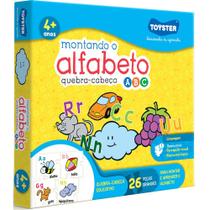 Montando o alfabeto 26 peças - toyster