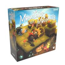 Montanhas Fora de Molehills Jogo de tabuleiro familiar para 2-4 jogadores Tabuleiro de jogo de dois níveis com jogabilidade única e arte personalizada Grande Jogo de Gateway para Maiores de 9 Anos - USAOPOLY