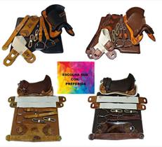 Montaria completa 10X PEÇAS Sela arreio E MANTA GEL