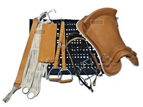 Montaria completa Sela Arreio Freio d'Ouro CAVALO Laço