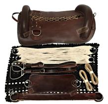 Montaria Completa Sela Basto Marrom 10x peças Cavalo Laço