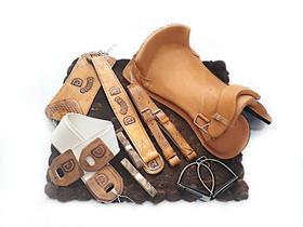 Montaria Sela Freio Ouro Cavalo Crioulo Jm04 Montaria Sela Freio Ouro Cavalo Crioulo Jm04