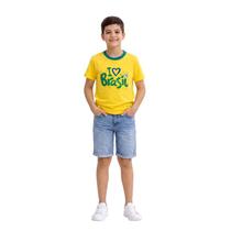 Monte Kit blusa mãe e filha(o) amo Brasil valor unitário Monte Kit blusa mãe e filha(o) amo Brasil valor unitário