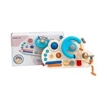 Montessori Brinquedo Do Bebê Simulação Volante Ocupado Placa Carrinho De Condução Presente