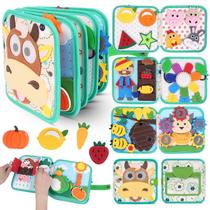 Montessori Busy Book Cobelae para crianças de 1 a 3 anos