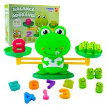 Montessori Sapo De Matemática Atividades Balança Educativa