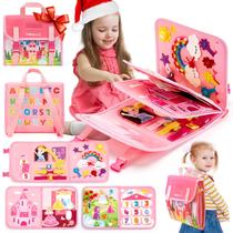 Montessori Toys Shahaland Busy Board de 1 a 4 anos com 17 atividades