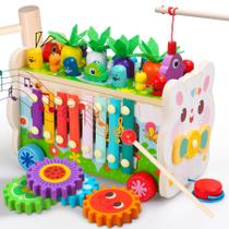 Montessori Toys Teekdeer 9 em 1 para criança de 1 ano com xilofone Montessori Toys Teekdeer 9 em 1 para criança de 1 ano com xilofone