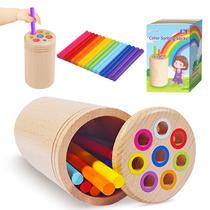 Montessori Toys YHHYTOY Color Sorting para crianças de 1 a 3 anos Montessori Toys YHHYTOY Color Sorting para crianças de 1 a 3 anos