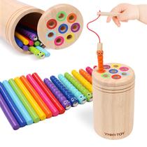 Montessori Toys YHHYTOY Dual Gameplay, classificação de cores de 2 a 4 anos