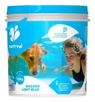 Montreal di cloro light blue 3x1 para piscina balde 10kg