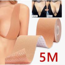 Moochy 1 rolo de 2,5 M / 5 M de fita de levantamento de mama Boob Tape Mulheres de mama capas de mamilo sutiã push up co