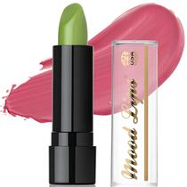 Mood Lips Batom 12hrs Hidratante c/Aloe Vera Muda de Cor Verde para Rosa Mood Lips Batom 12hrs Hidratante c/Aloe Vera Muda de Cor Verde para Rosa