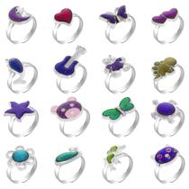Mood Rings SUMERSHA Color Changing 16 unidades para mulheres
