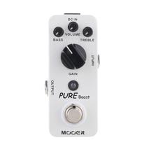 Mooer-Pure Boost Micro Mini efeito Pedal para guitarra elétrica, True Bypass