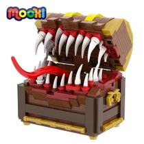 MOOXI-Final Treasure Mimic Chest, Yaranzo Monster, Dungeons Bricks and Dragons, Pirate Box, Brinquedos para Crianças, MO
