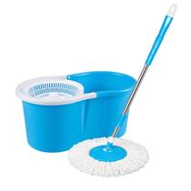 Mop 8 Litros Giratório Fit Grande Plástico Com Cabo Inox Econômico Forplast Cores Sortidas com Esfregão Microfibra - Mop 8 Litros Giratório Fit Grande Plástico Com Cabo Inox Econômico Forplast Cores Sortidas com Esfregão Microfibra -