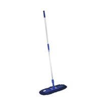 Mop Algodão 60cm com Cabo Telescópico 1,40m Profissional Limpeza Piso Grande Área Refil Lavável