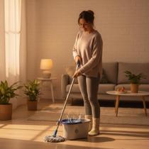 Mop Balde Esfregão Giratório com Alça Sortido 360 Fácil Limpeza Piso Multifuncional Mop Balde Esfregão Giratório com Alça Sortido 360 Fácil Limpeza Piso Multifuncional