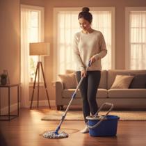 Mop Balde Esfregão Giratório com Alça Sortido 360 Fácil Limpeza Piso Multifuncional Mop Balde Esfregão Giratório com Alça Sortido 360 Fácil Limpeza Piso Multifuncional