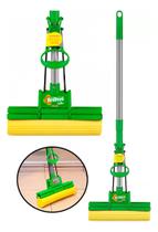 Mop Brilhus Sek+ Verde Com Cabo Alta Absorção Brilhus