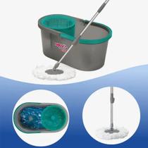 Mop Compacto Com Balde 10 Litros Bettanin Noviça Mop Compacto Com Balde 10 Litros Bettanin Noviça