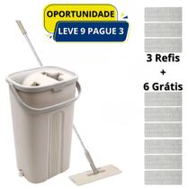 Mop Compacto Westing com 9 Refis Limpeza Prática com Sistema WashDry Westin by BSMIX