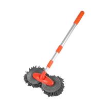 Mop De Lavagem De Carro Com Cabeça Dupla Telescópica De 3 Seções, Ferramenta Rotativa Para Limpeza Mop De Lavagem De Carro Com Cabeça Dupla Telescópica De 3 Seções, Ferramenta Rotativa Para Limpeza