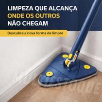 Mop De Limpeza Giratório 360 Triângular