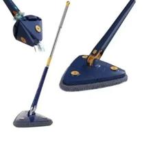 Mop De Limpeza Triangular Ajustável Giratório 360 Esfregão Mop De Limpeza Triangular Ajustável Giratório 360 Esfregão