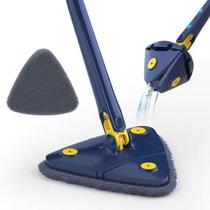 Mop De Limpeza Triangular Fibra Microfibra Com 1 Refil Mop De Limpeza Triangular Fibra Microfibra Com 1 Refil
