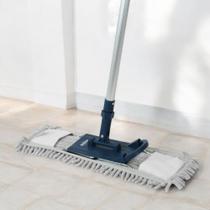 Mop Eficiente de Microfibra com Cabo Telescópico Ajustável e Refil de 40cm