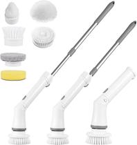 Mop Escova Elétrica Portátil Giratória 360o 8 Em 1 Limpeza Mop Escova Elétrica Portátil Giratória 360o 8 Em 1 Limpeza