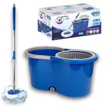 Mop Esfregão Balde Giratório 13l Centrifuga Mágico Original Mop Esfregão Balde Giratório 13l Centrifuga Mágico Original
