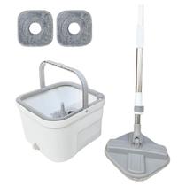 Mop Esfregao Com Refil De Microfibra Balde Interno Externo 3L Agua Limpa E Suja 5227