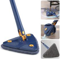 Mop Esfregão De Limpeza Rodo Triangular Giratório Ajustável