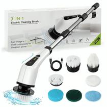 Mop Esfregão Elétrico 7 em 1 Escova Limpeza Sem Fio Recarregável