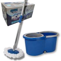 Mop esfregão giratorio 360 c/balde lava seca limpeza profissional