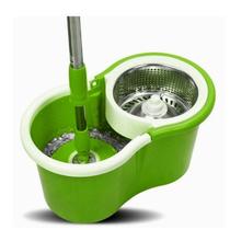 Mop Esfregão Giratório de Limpeza Inox com Refil Mop Esfregão Giratório de Limpeza Inox com Refil