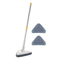 Mop Esfregão Limpa Casa Triangular Rotação 360º Enxague Automático Prático Fácil Uso Mop Esfregão Limpa Casa Triangular Rotação 360º Enxague Automático Prático Fácil Uso