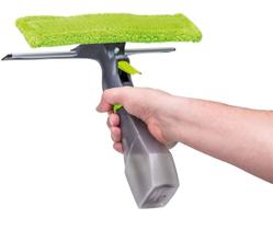 Mop esfregão limpa vidros spray 3 em 1 verde kala