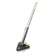 Mop Esfregão Limpeza Triângulos Ajustável 360 Graus Rotativo C/ 2 Pads Microfibra Mop Esfregão Limpeza Triângulos Ajustável 360 Graus Rotativo C/ 2 Pads Microfibra